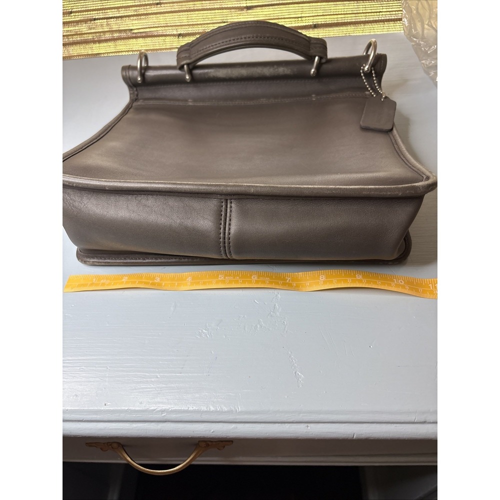 Vintage Coach Willis 9927 gray leather Crossbody Costa Rica soft hang Tag (S7) - Picture 15 of 16